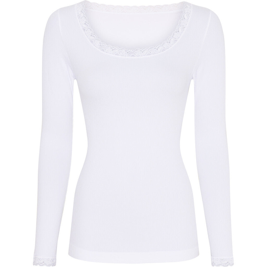 Microfiber T&S Frida T-shirt LS T-shirt LS Bianco