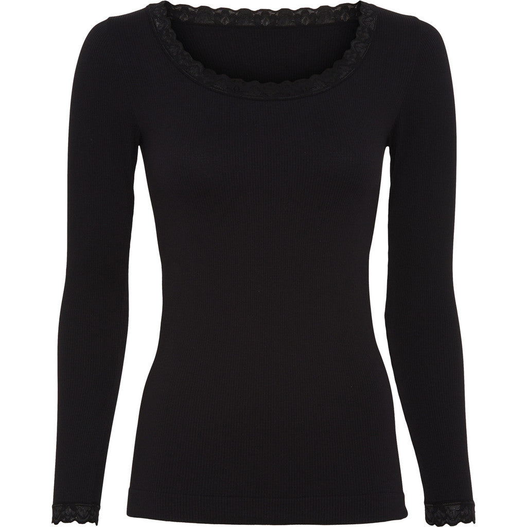 Microfiber T&S Frida T-shirt LS T-shirt LS Nero