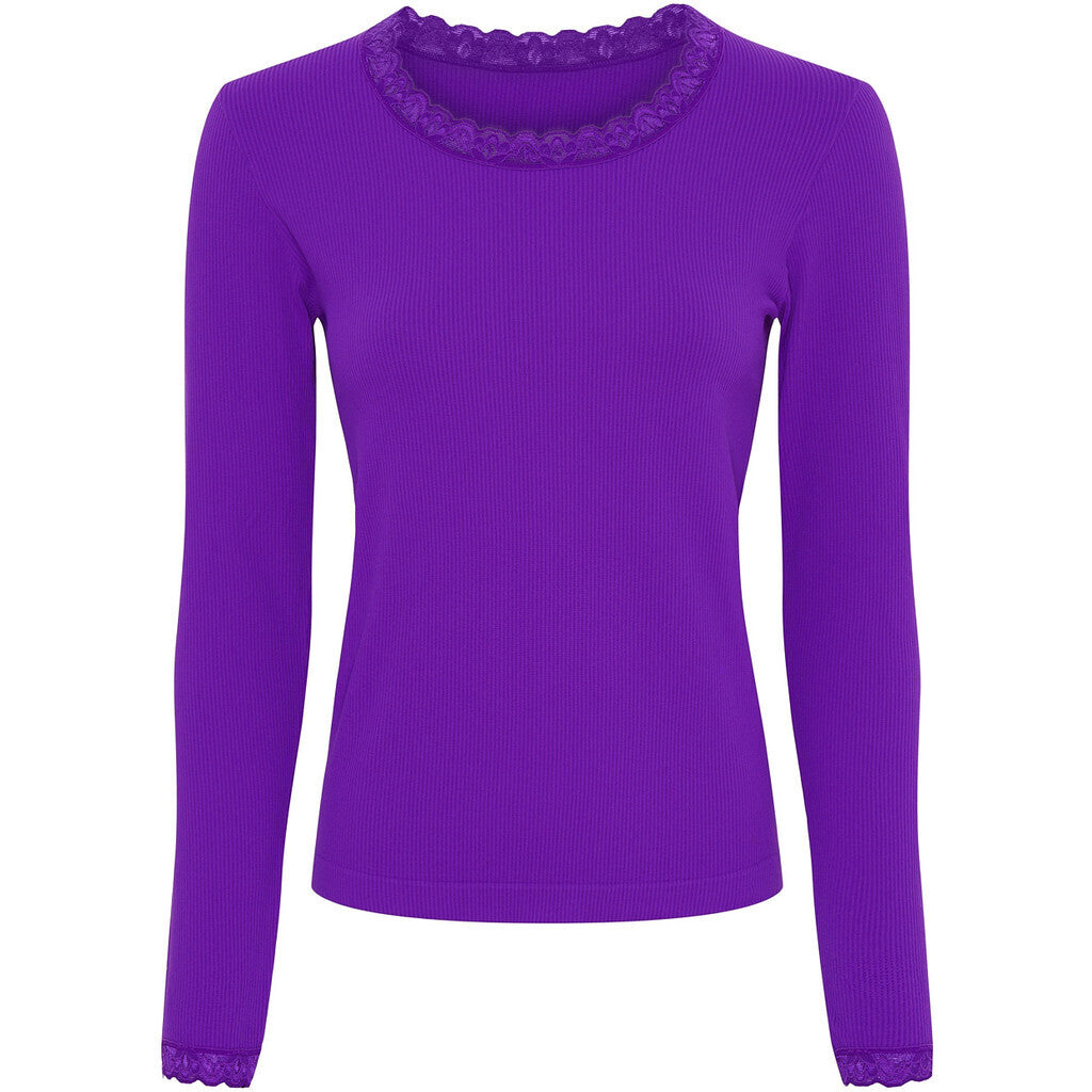 Microfiber T&S Frida T-shirt LS T-shirt LS Viola