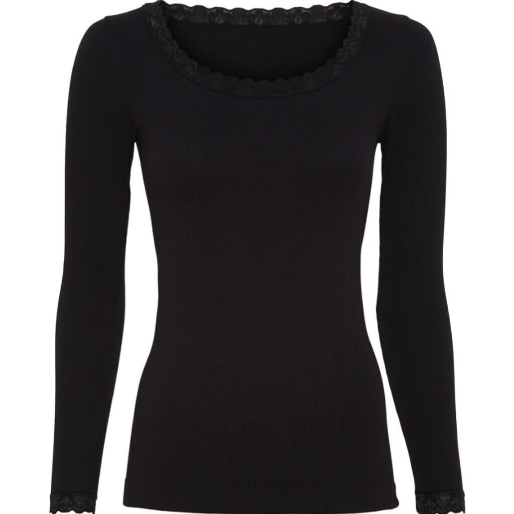 Microfiber T&S Frida T-shirt LS ONE PLUS T-shirt LS Nero