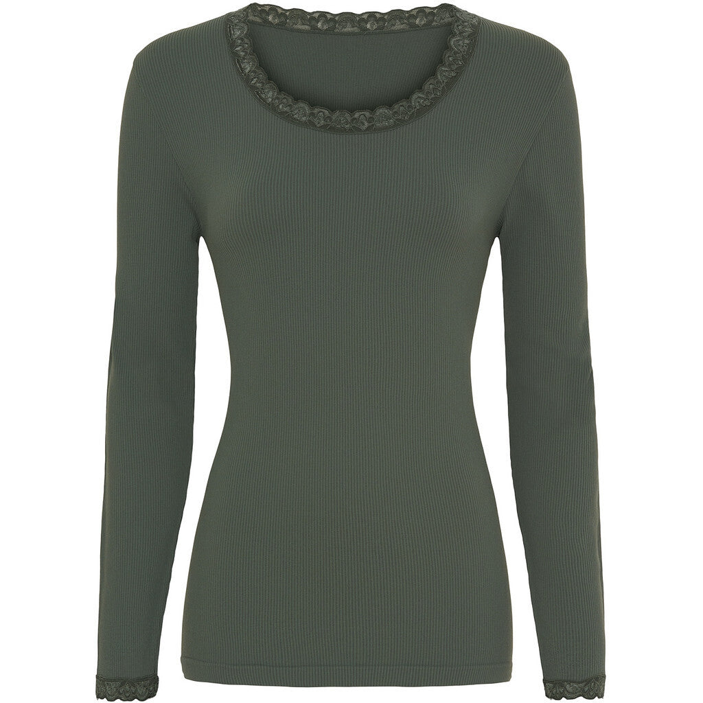 Microfiber T&S Frida T-shirt LS ONE PLUS T-shirt LS Oliva