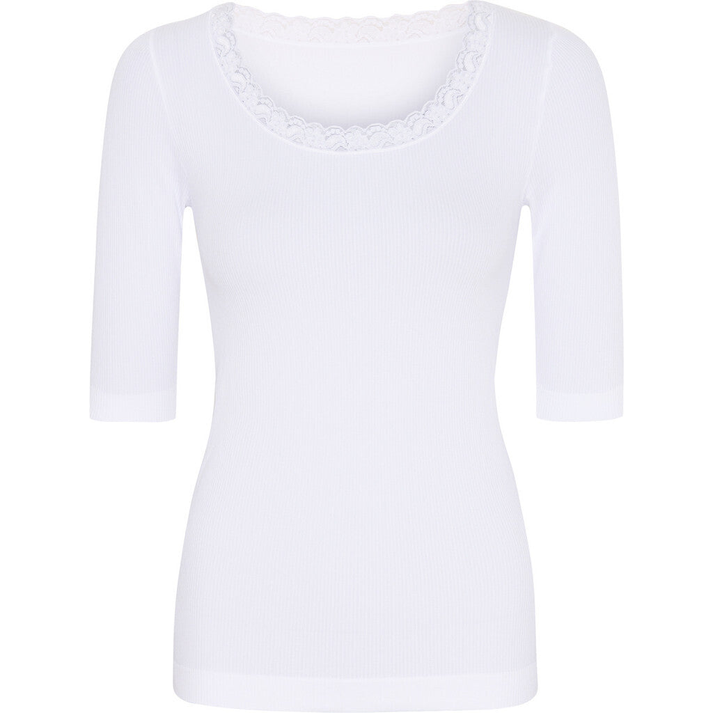 Microfiber T&S Frida Top SS Top SS Bianco