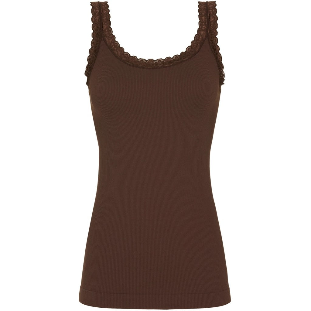 Microfiber T&S Frida rib Top Rib Top Cioccolato