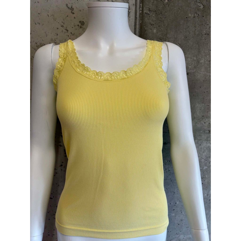 Microfiber T&S Frida rib Top Rib Top Crema