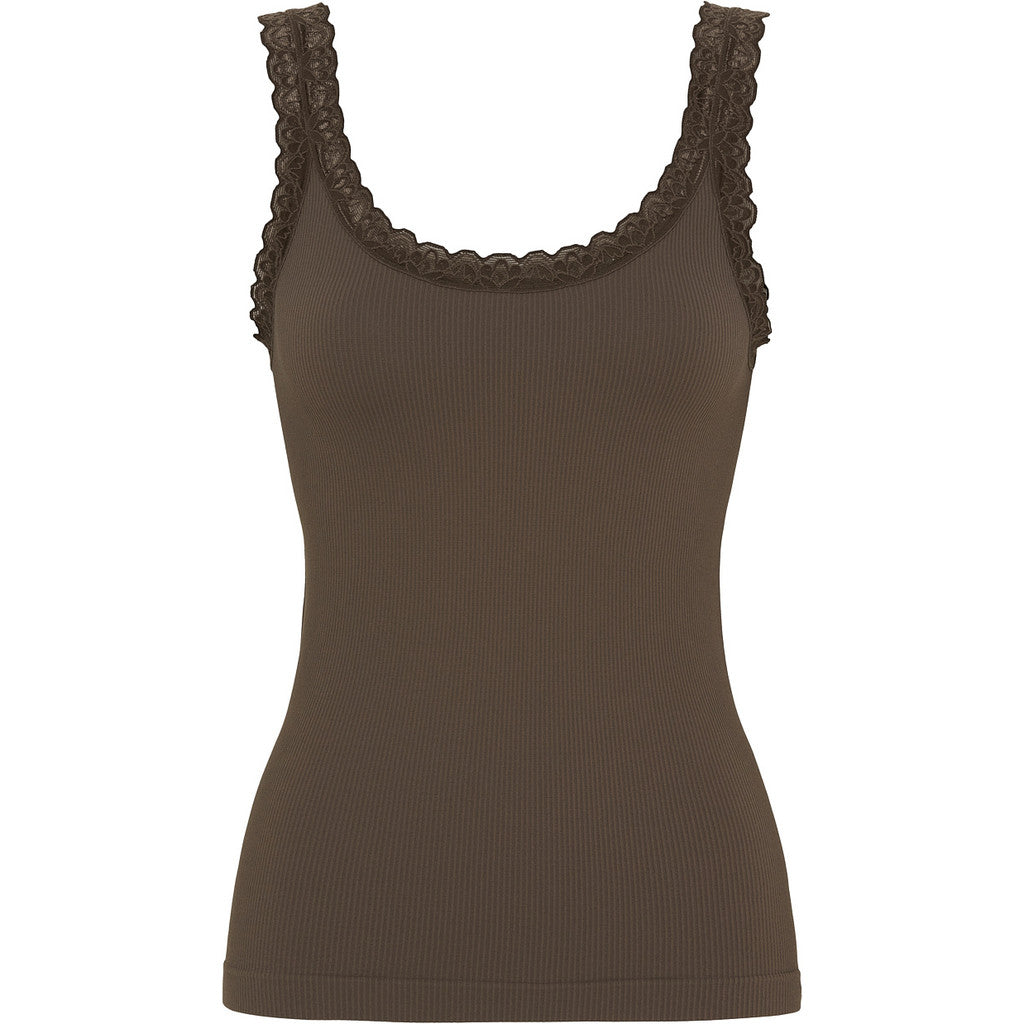 Microfiber T&S Frida rib Top Rib Top Noce