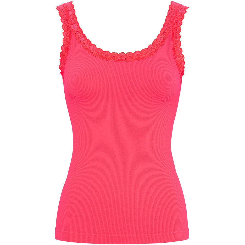 Microfiber T&S Frida rib Top Rib Top Scarlatto