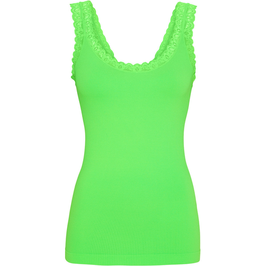 Microfiber T&S Frida rib Top Rib Top Verde Fluo