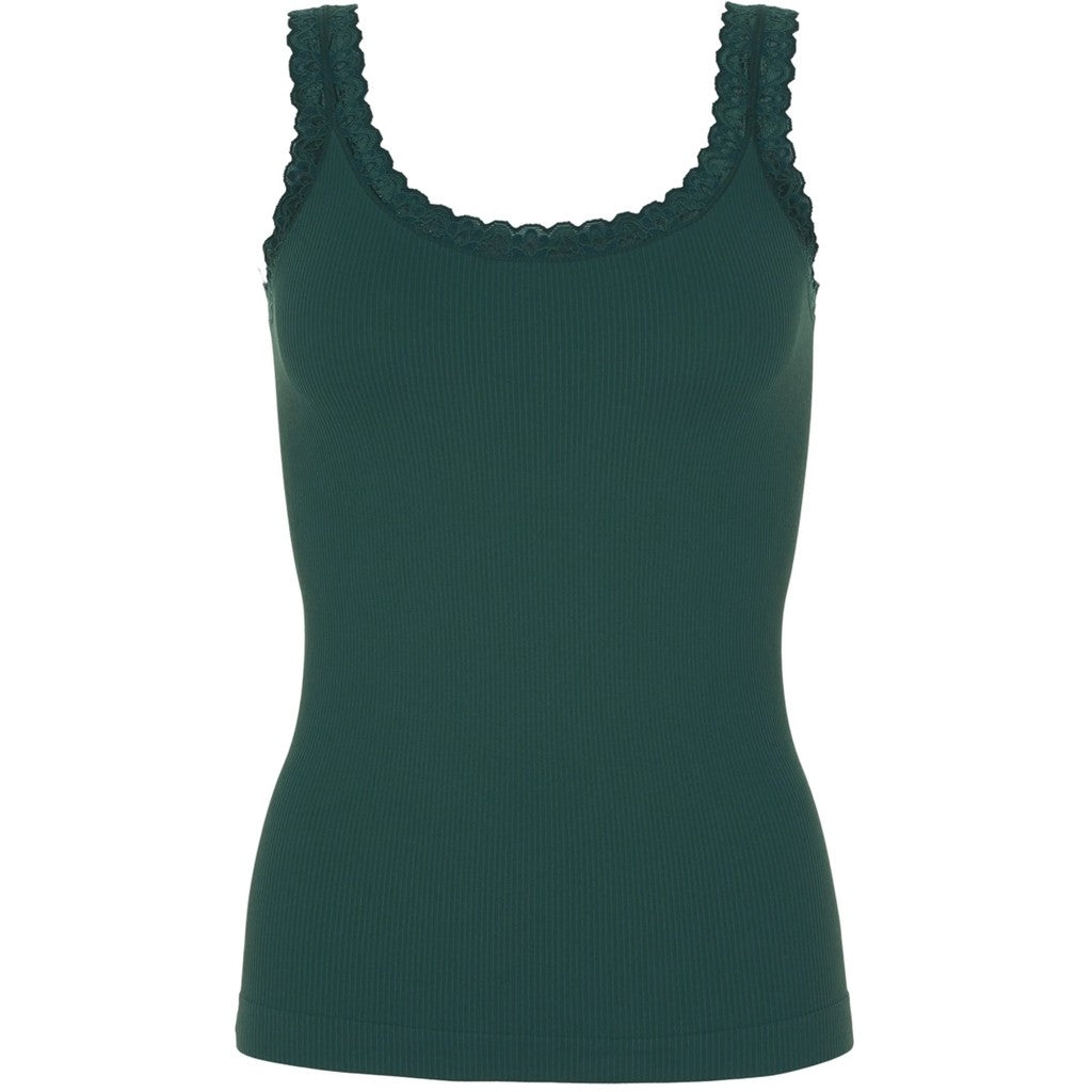 Microfiber T&S Frida rib Top Rib Top Verde scuro