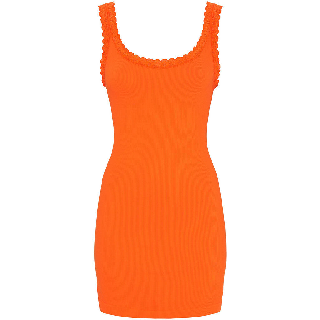Microfiber T&S Frida rib Top Plus Rib Top Arancio fluo
