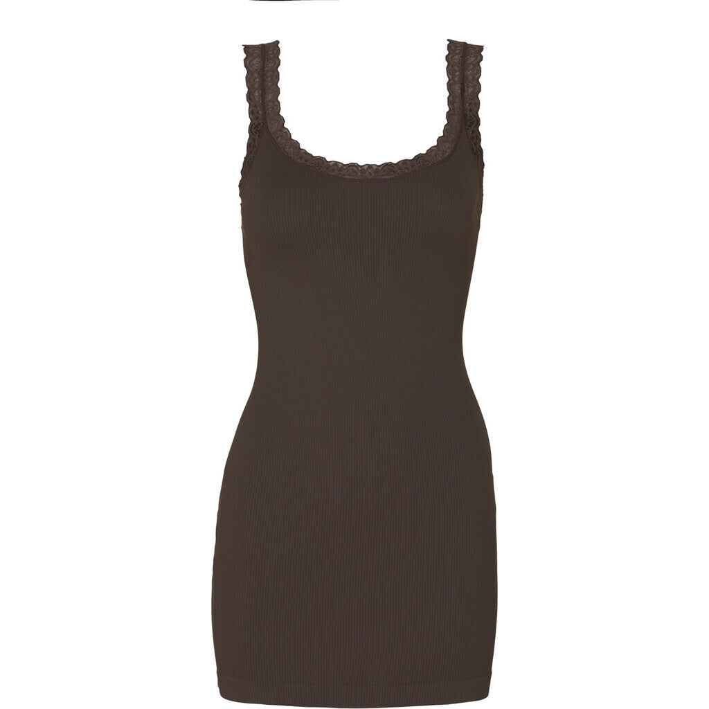 Microfiber T&S Frida rib Top Plus Rib Top Caffe