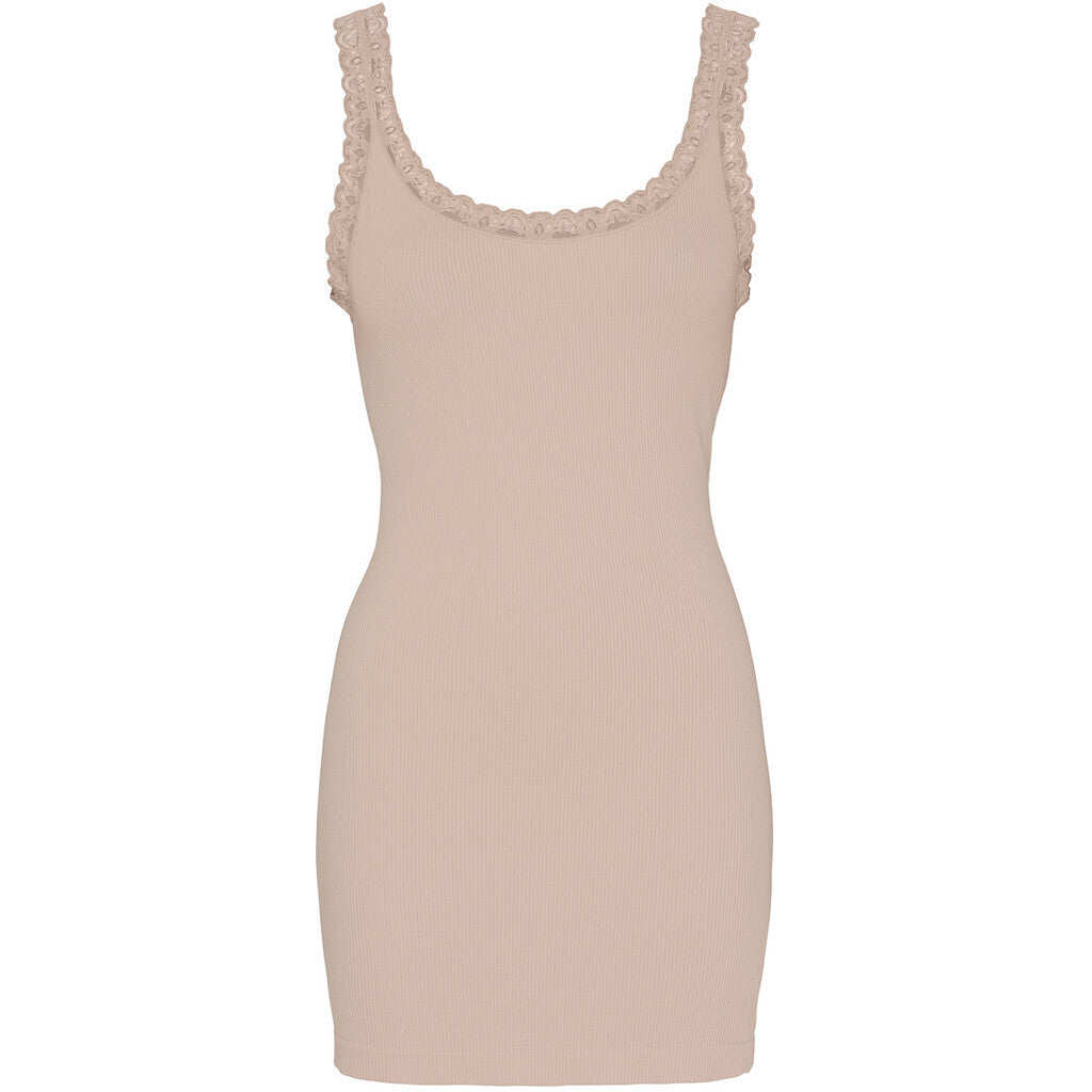 Microfiber T&S Frida rib Top Plus Rib Top Cipria