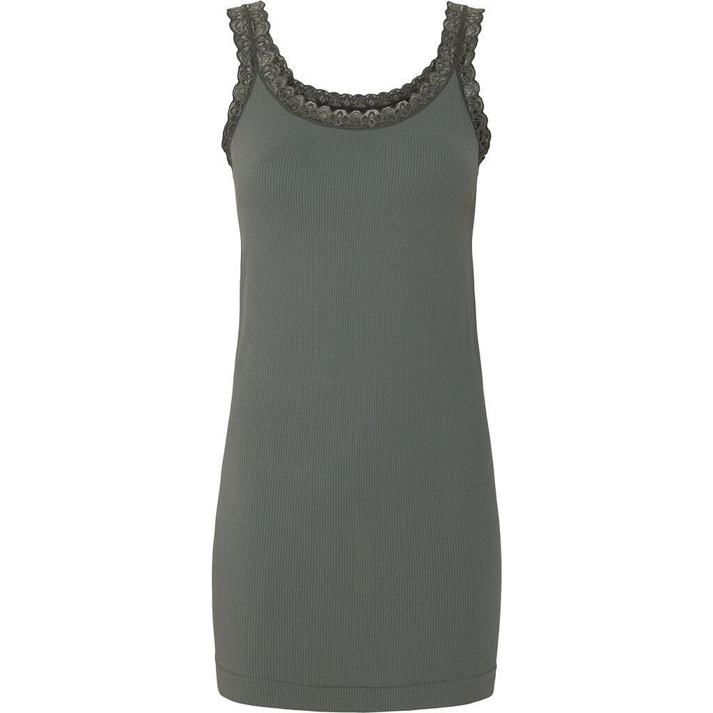 Microfiber T&S Frida rib Top Plus Rib Top Oliva