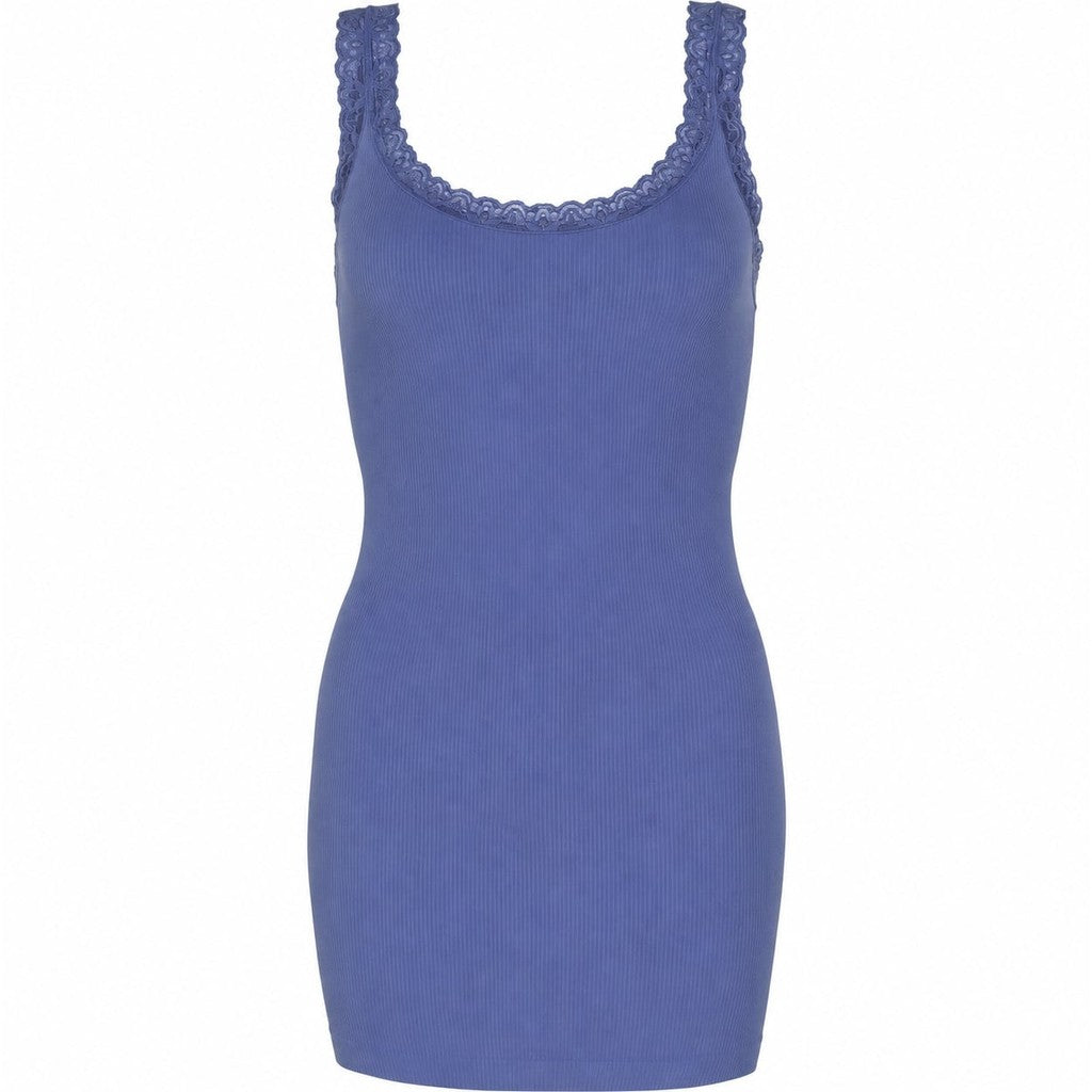 Microfiber T&S Frida rib Top Plus Rib Top Oltremare