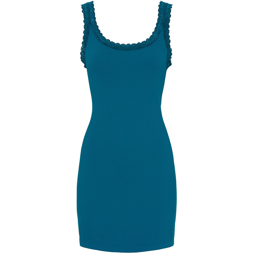 Microfiber T&S Frida rib Top Plus Rib Top Petrolio