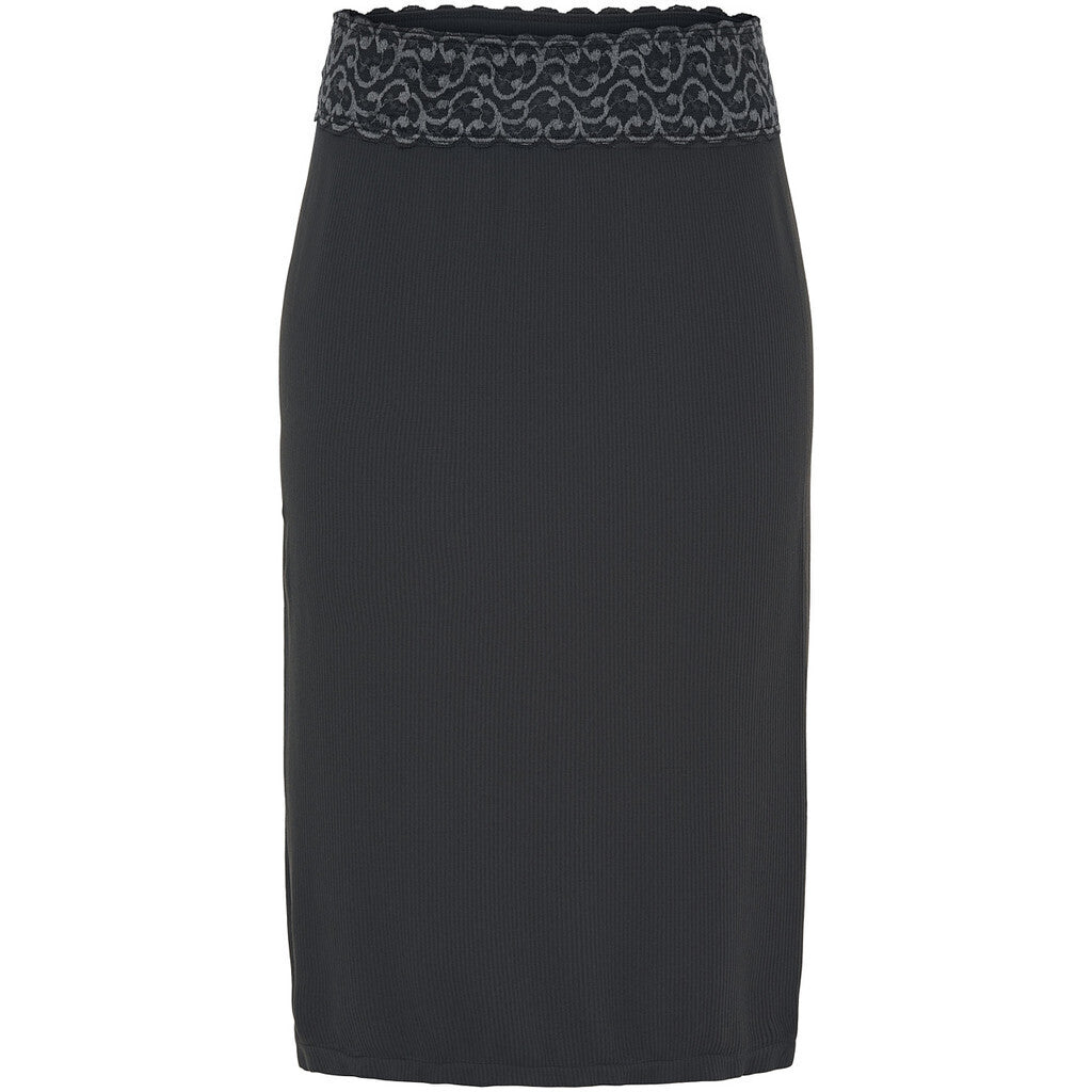 Microfiber T&S Frida skirt lace Skirt Antracite