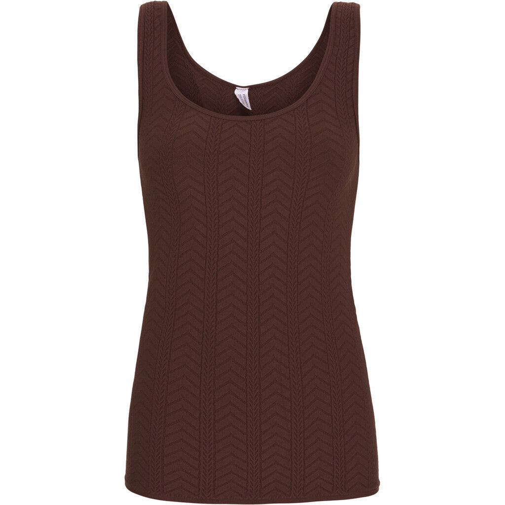 Microfiber T&S Fryd Tank Top Tank top Cioccolato