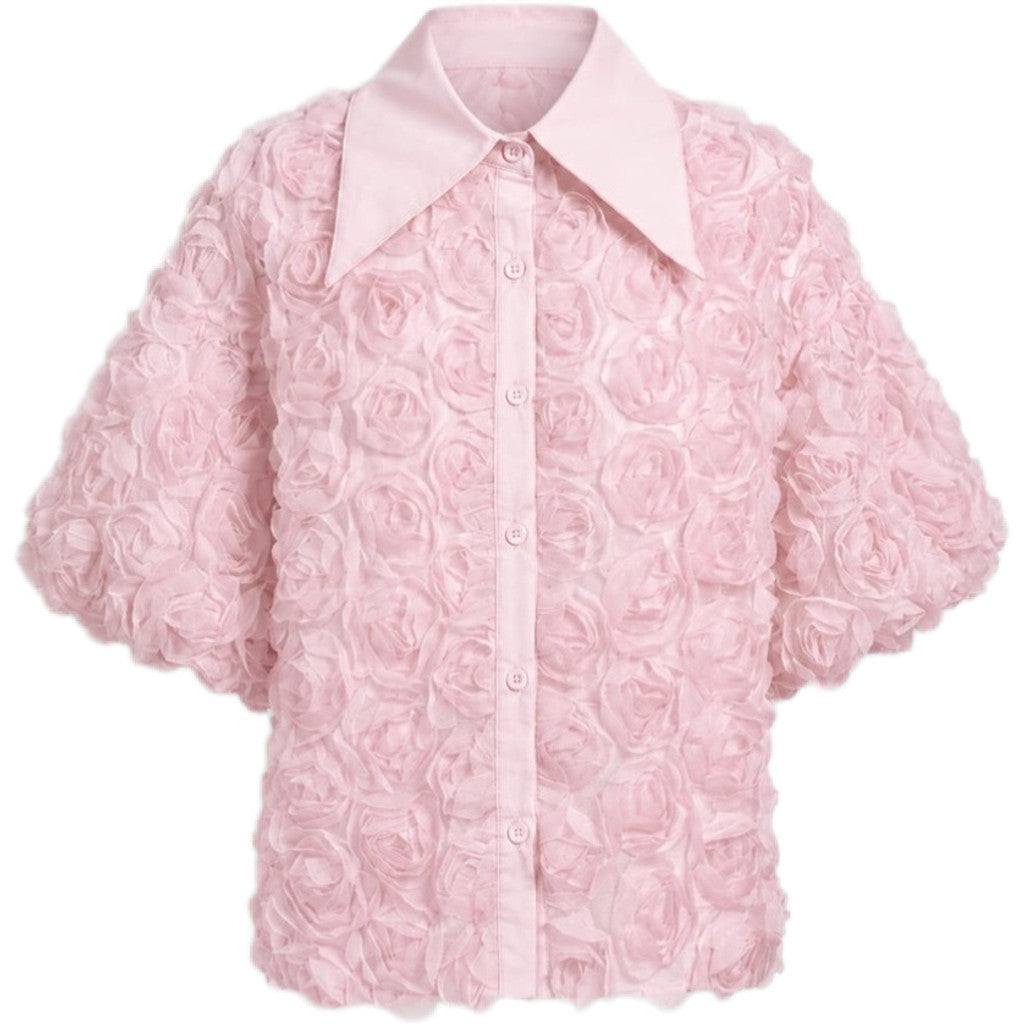 Clothing T&S Gwen Flower Shirt Shirt Light Rose