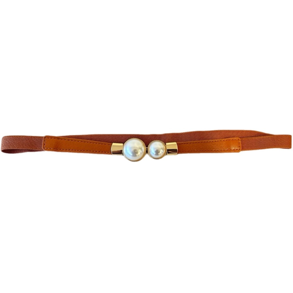 Access T&S Haze Elastic Belt Belt Cognac