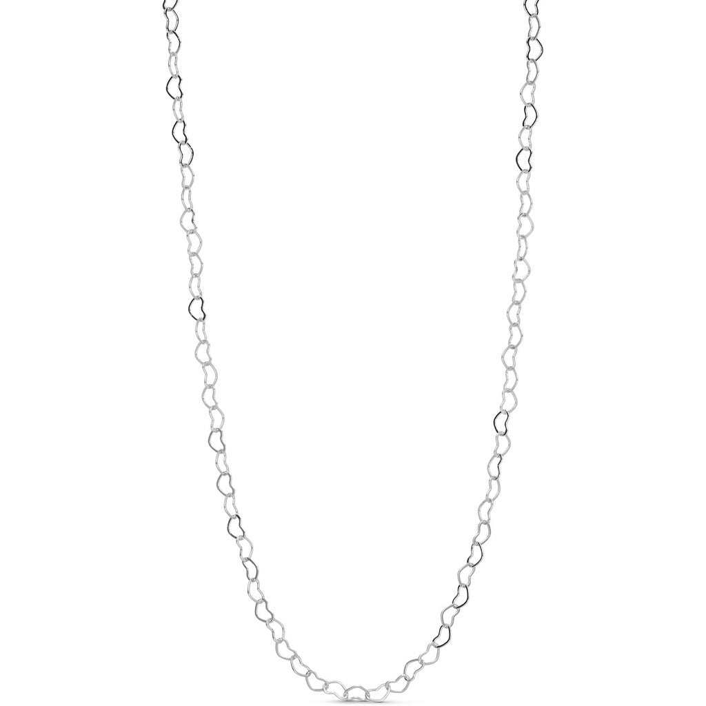 Jewelry T&S Heart Chain Necklace 42 Necklace Silver