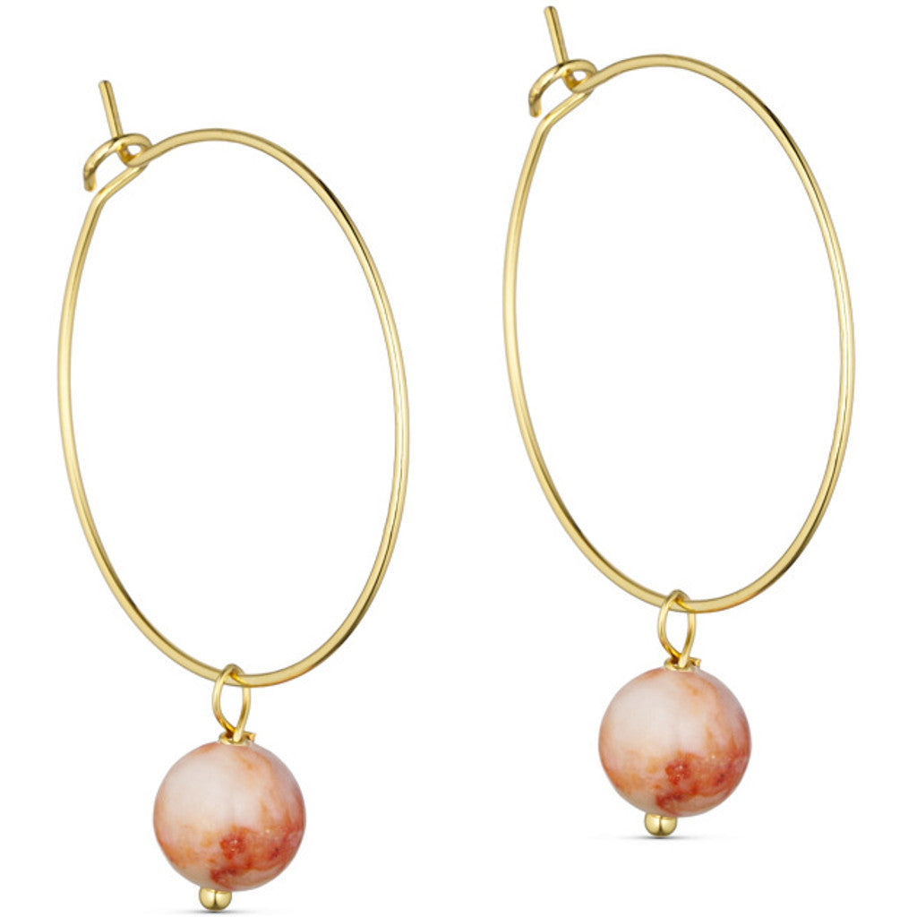 Jewelry T&S Jackie Hoop Earring Earring Red Network