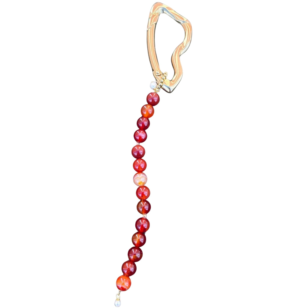Jewelry T&S Jackie Key Hanger Key hanger Agate red