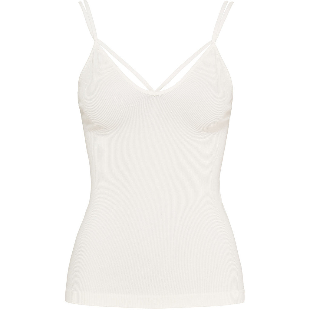 Microfiber T&S Jennifer top Rib Top Ivory