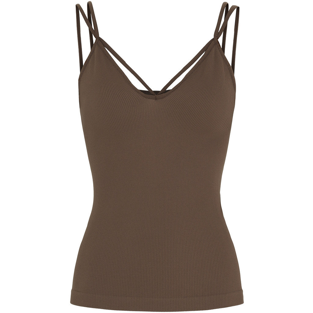 Microfiber T&S Jennifer top Rib Top Noce