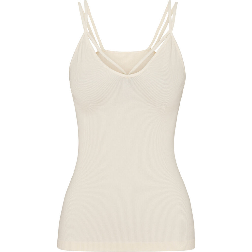 Microfiber T&S Jennifer top Rib Top Panna