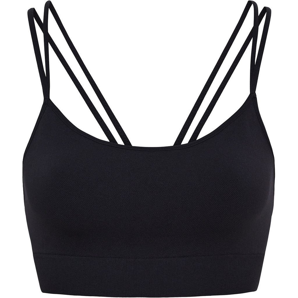 Microfiber T&S Jump spaghetti Top Top Nero