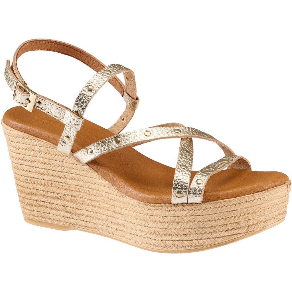 Footwear T&S Kelda stud Platino Sandals Platino