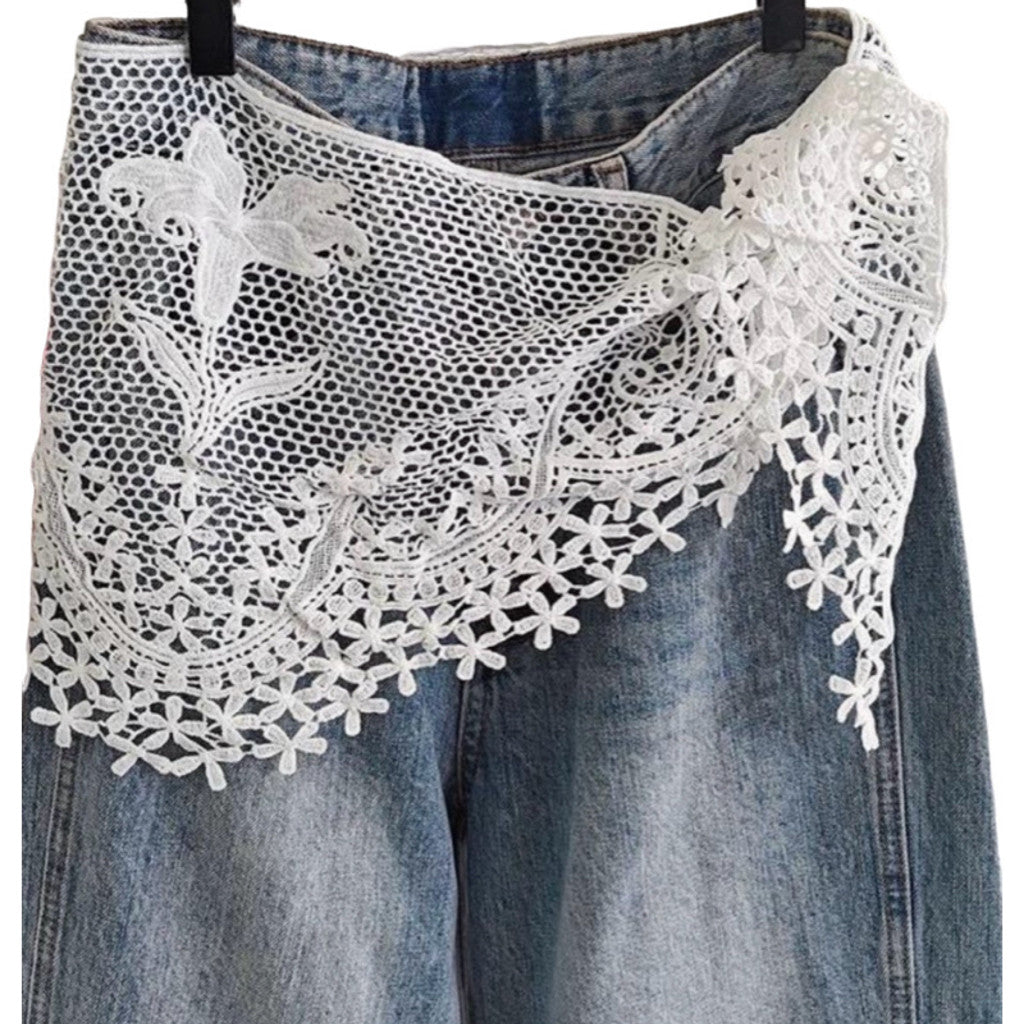 Scarf T&S Lace Scarf / Wrap Skirt Hope Scarf White