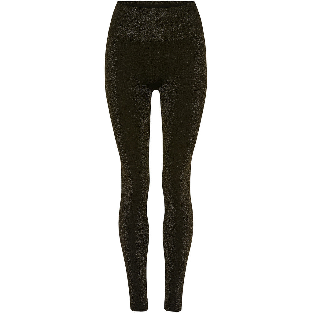 Microfiber T&S Las Vegas glitter Legging HW Leggings Nero-Oro