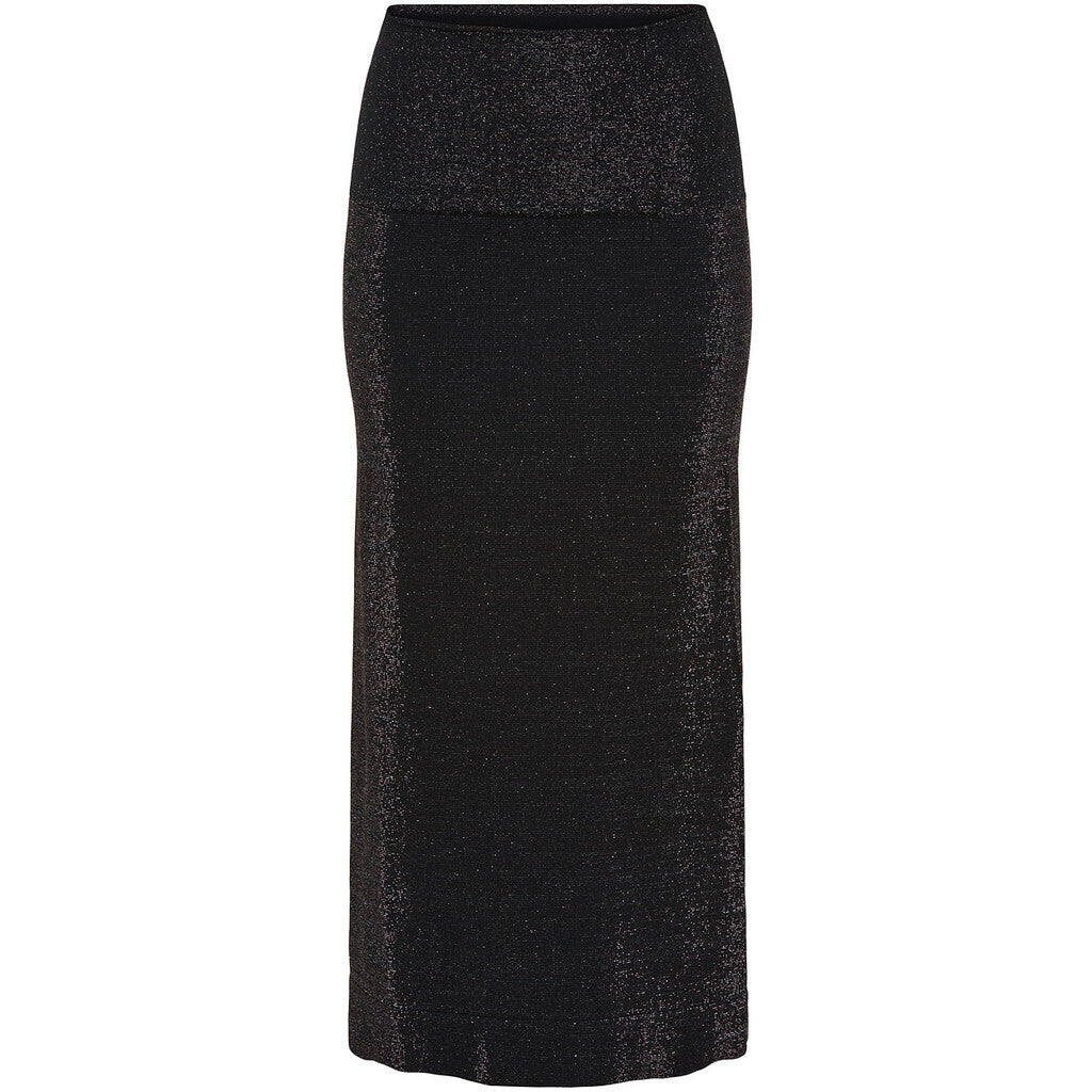 Microfiber T&S Las Vegas glitter dress/skirt Dress Nero-Argento