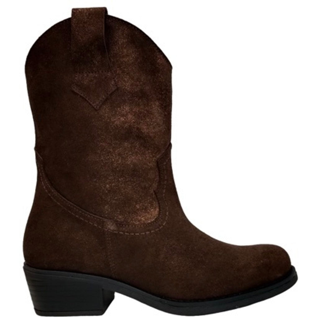 Footwear T&S Lauren lave metalliske støvle Boots Marron-bronce