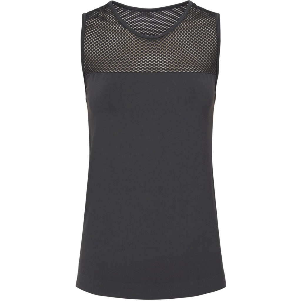 Microfiber T&S Lea mesh Top Tank top Antracite