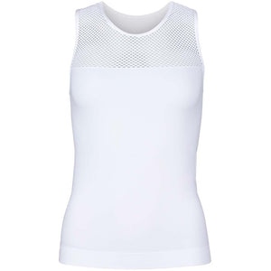 Microfiber T&S Lea mesh Top Tank top Bianco