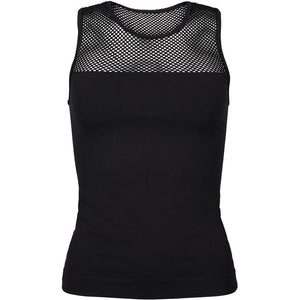 Microfiber T&S Lea mesh Top Tank top Nero