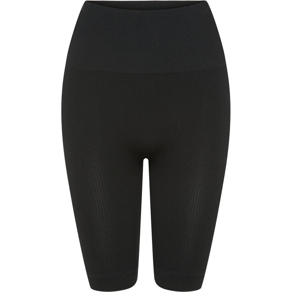 Microfiber T&S Linea rib Bike shorts HW Bike shorts Nero