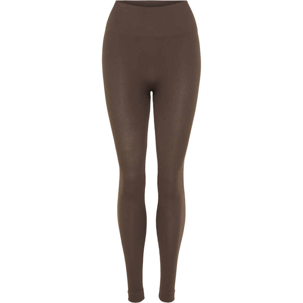 Microfiber T&S Linea rib Legging HW Leggings Caffe
