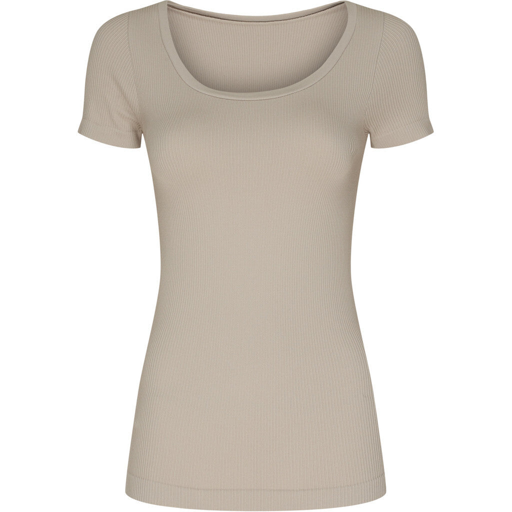 Microfiber T&S Linea rib T-shirt SS T-shirt SS Sabbia