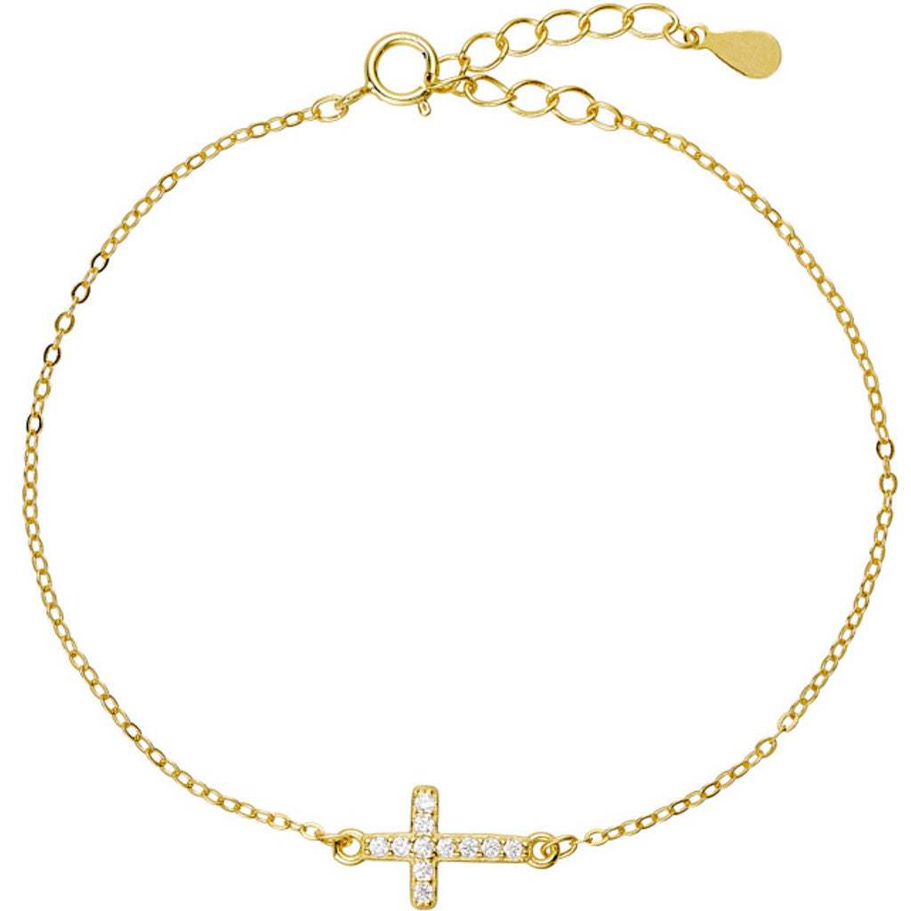 Jewelry T&S Liz Cross bracelet Bracelet Gold