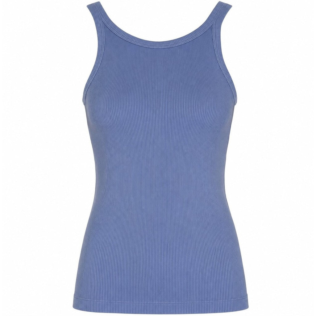 Microfiber T&S Lone rib tank Top Tank top Oltremare