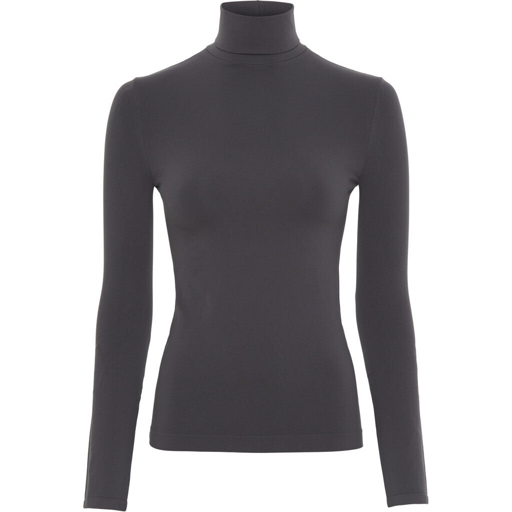 Microfiber T&S Maja turtle LS Turtleneck LS Antracite