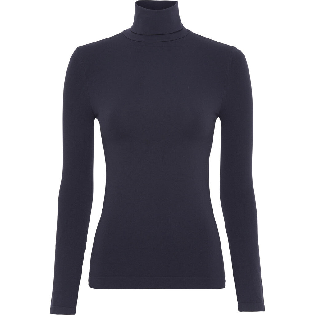 Microfiber T&S Maja turtle LS Turtleneck LS Blu