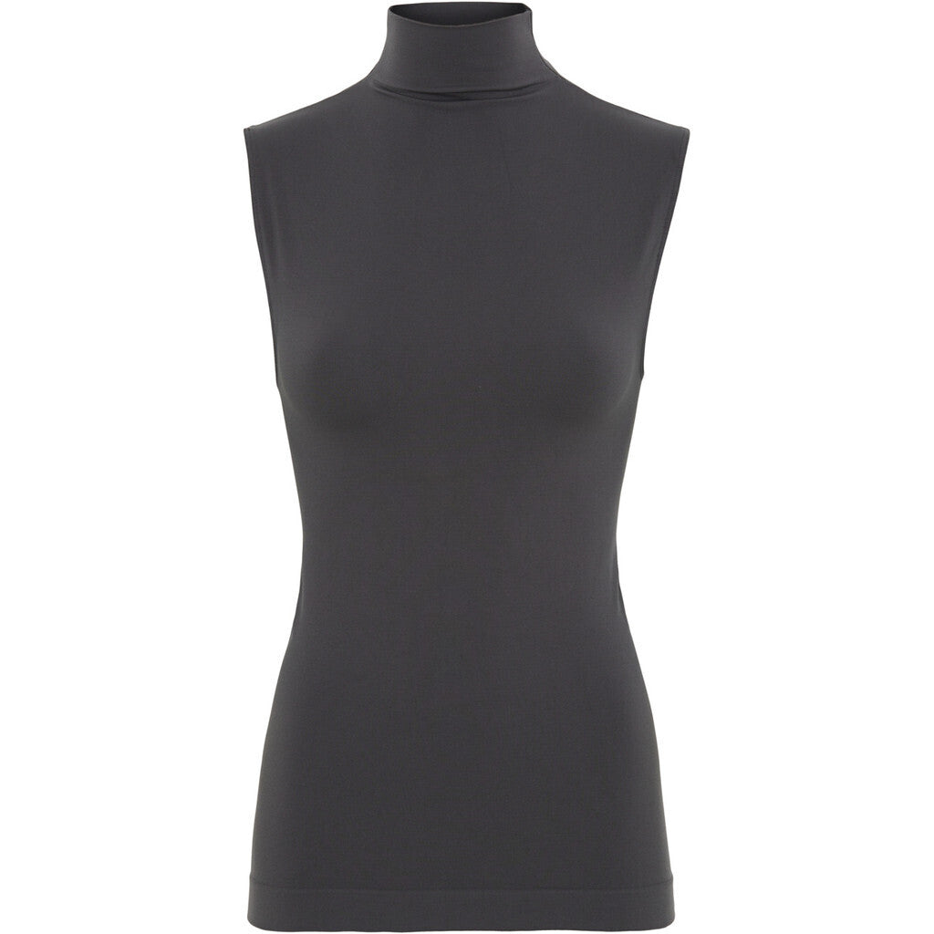 Microfiber T&S Maja turtle Top Turtleneck Antracite