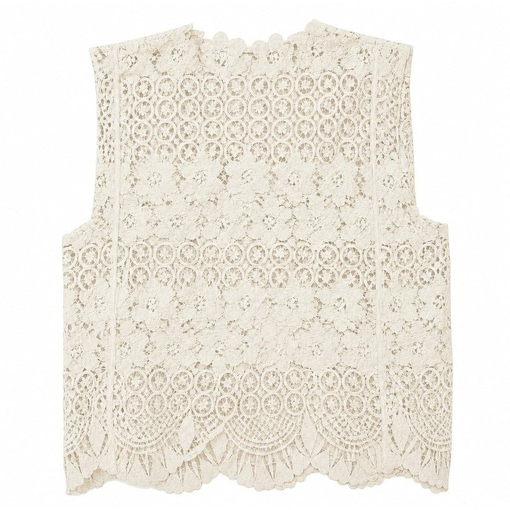 Clothing T&S Maren Lace Top Top Off White