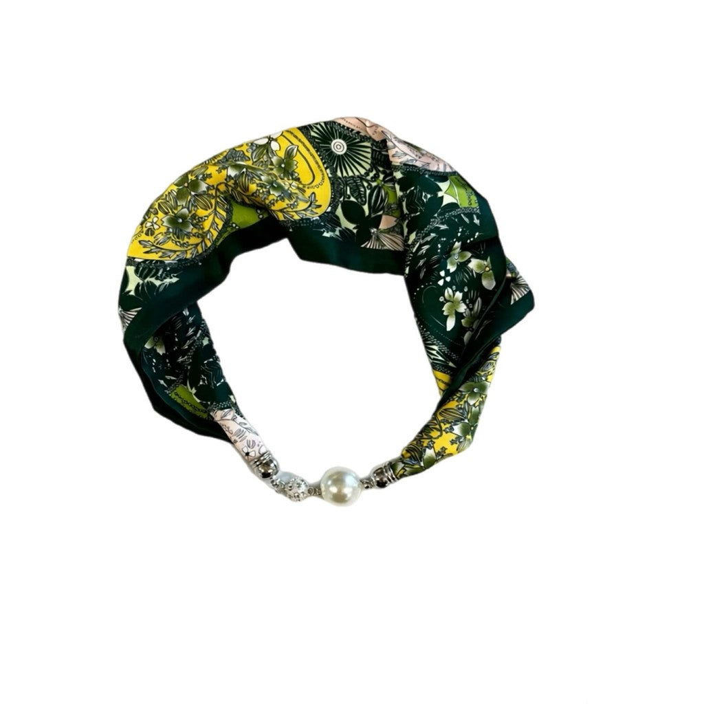 Scarf T&S Mariann Scarf Magnetic Closing Pearl Scarf Multi 1