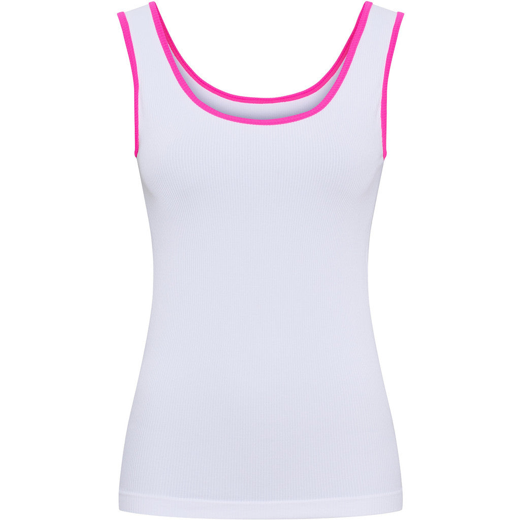 Microfiber T&S Marie rib Top Rib Top Bianco/bubble flou
