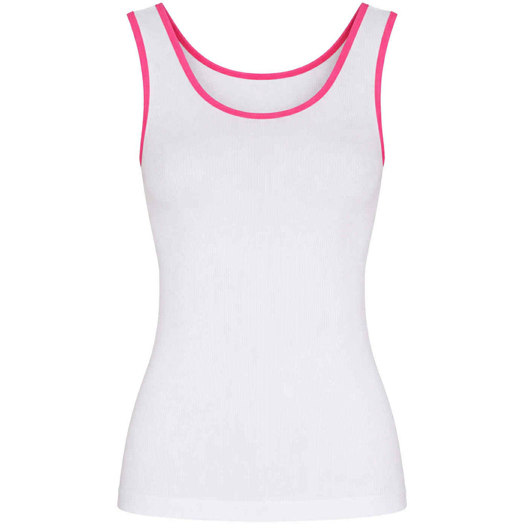 Microfiber T&S Marie rib Top Rib Top Bianco/bubble flou