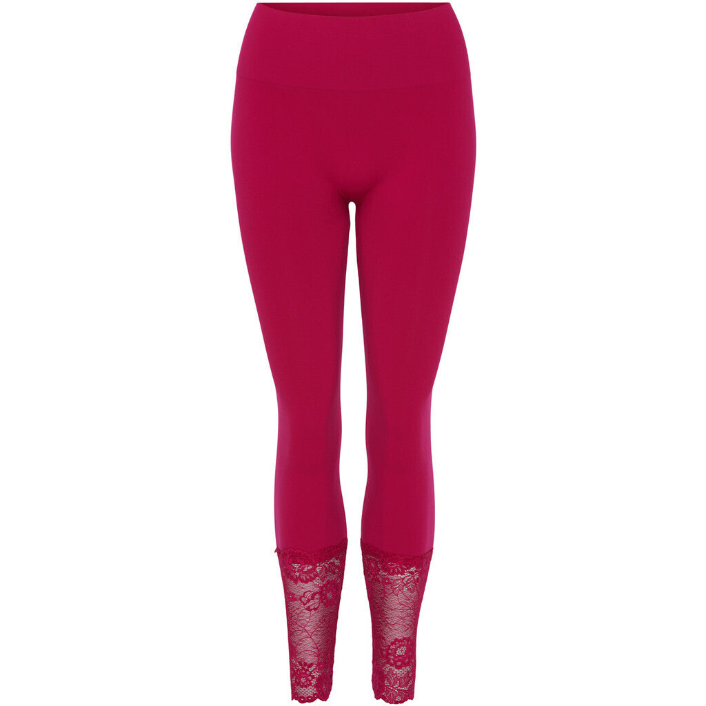 Microfiber T&S Martha legging Lace HW Leggings Sangria